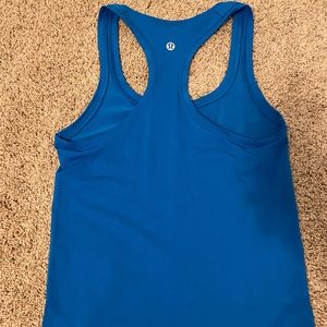 Poolside blue swiftly tech racerback tank top race length